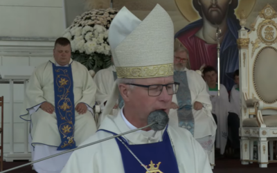 Podziękowania na zakończenie Pieszej Pielgrzymki Diecezji Toruńskiej na Jasną Górę